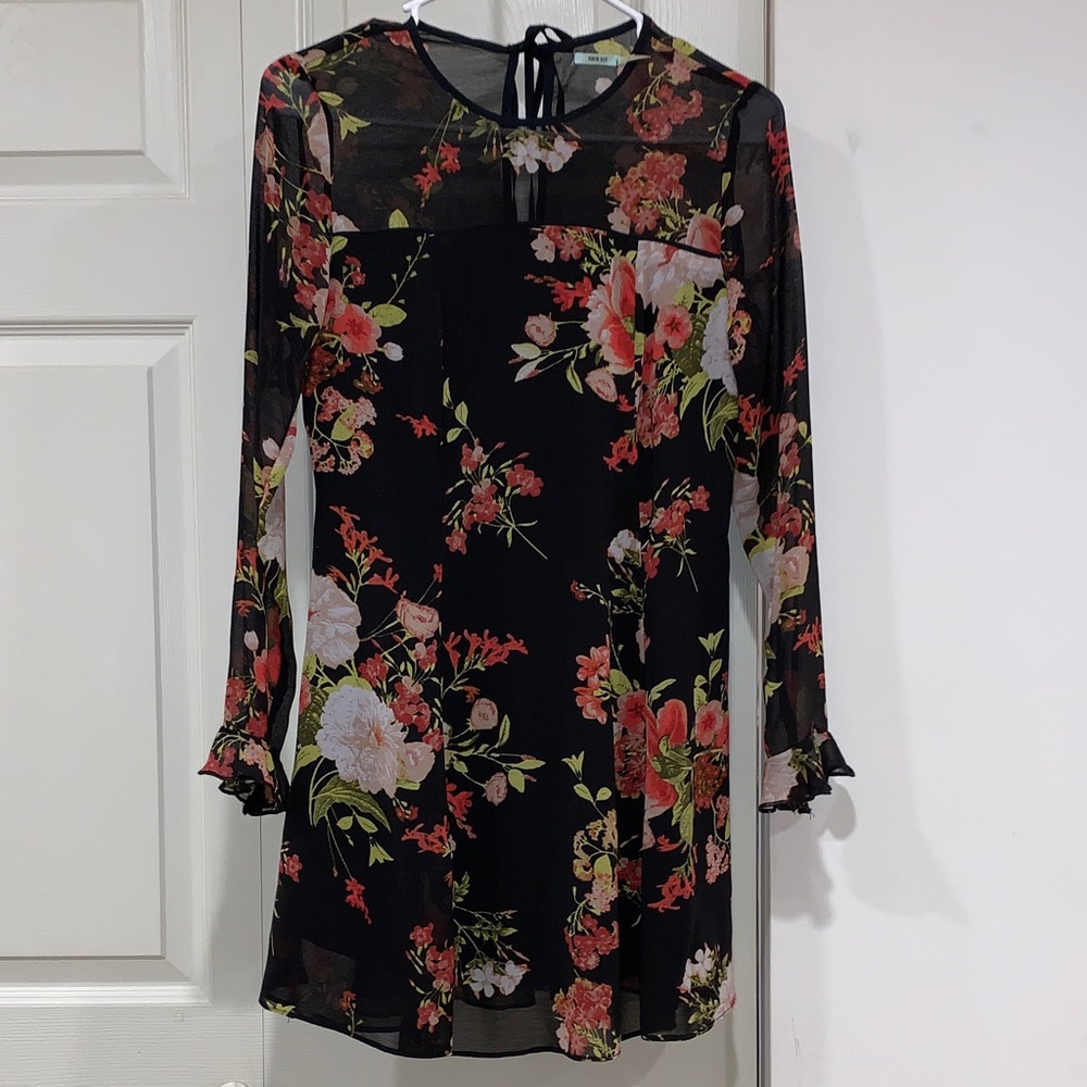 Kimchi Blue Floral Black Dress